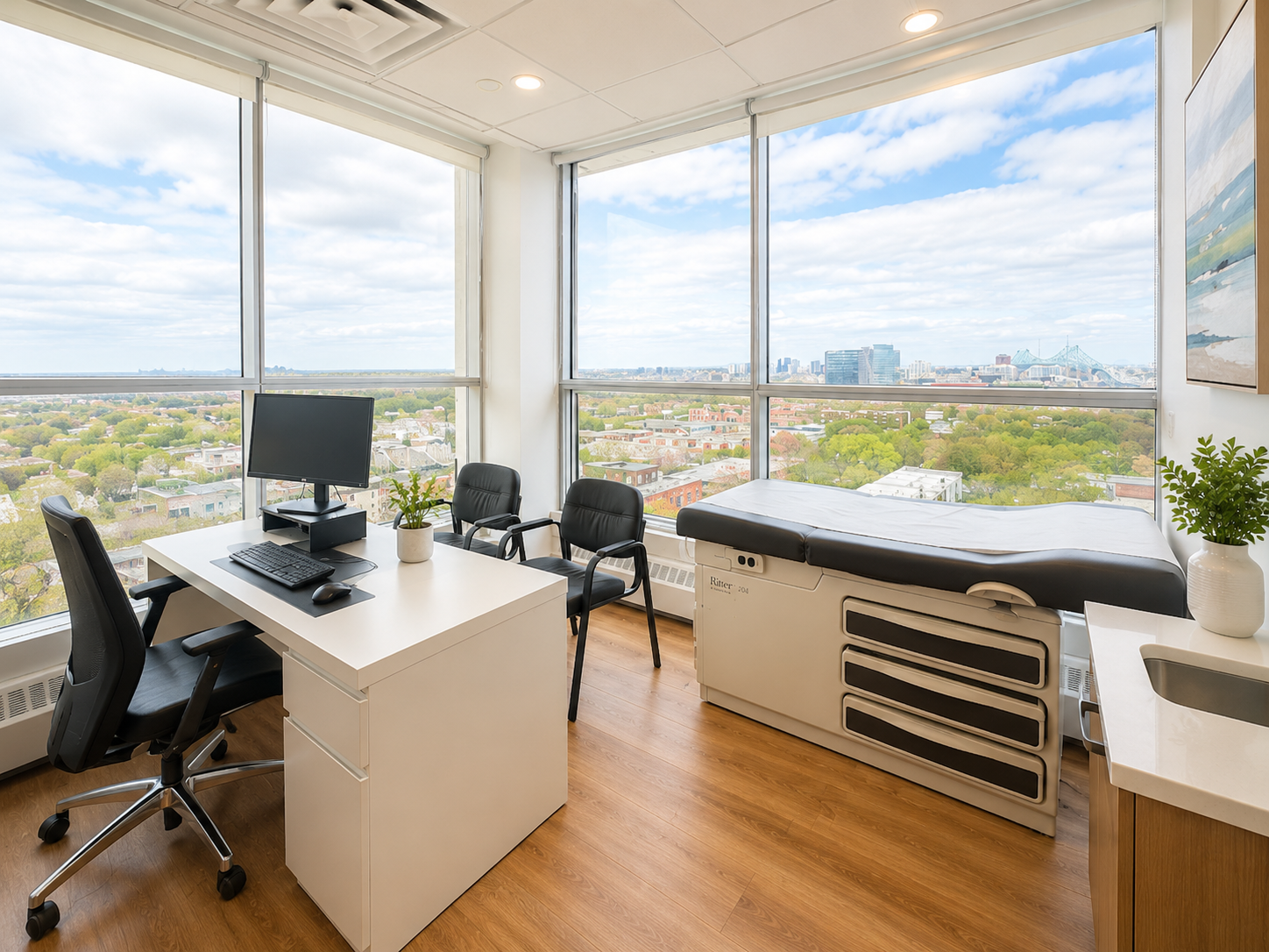 Clinique PrévOnco consultation room